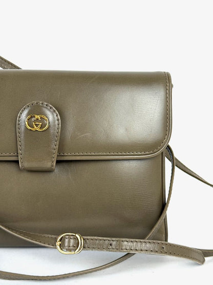 Gucci Interlocking GG Crossbody Bag in khaki