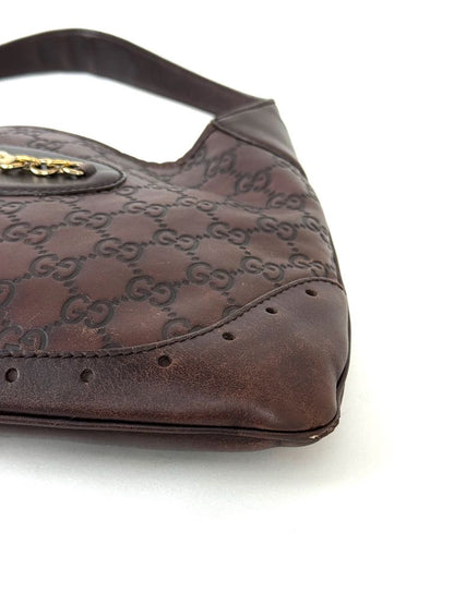 Gucci Guccissima brown leather Horsebit Jackie