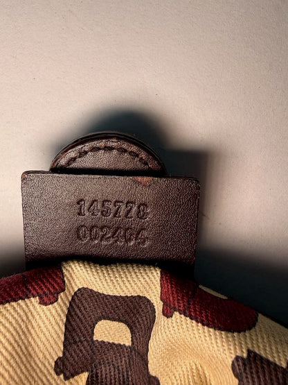 Gucci Guccissima brown leather Horsebit Jackie