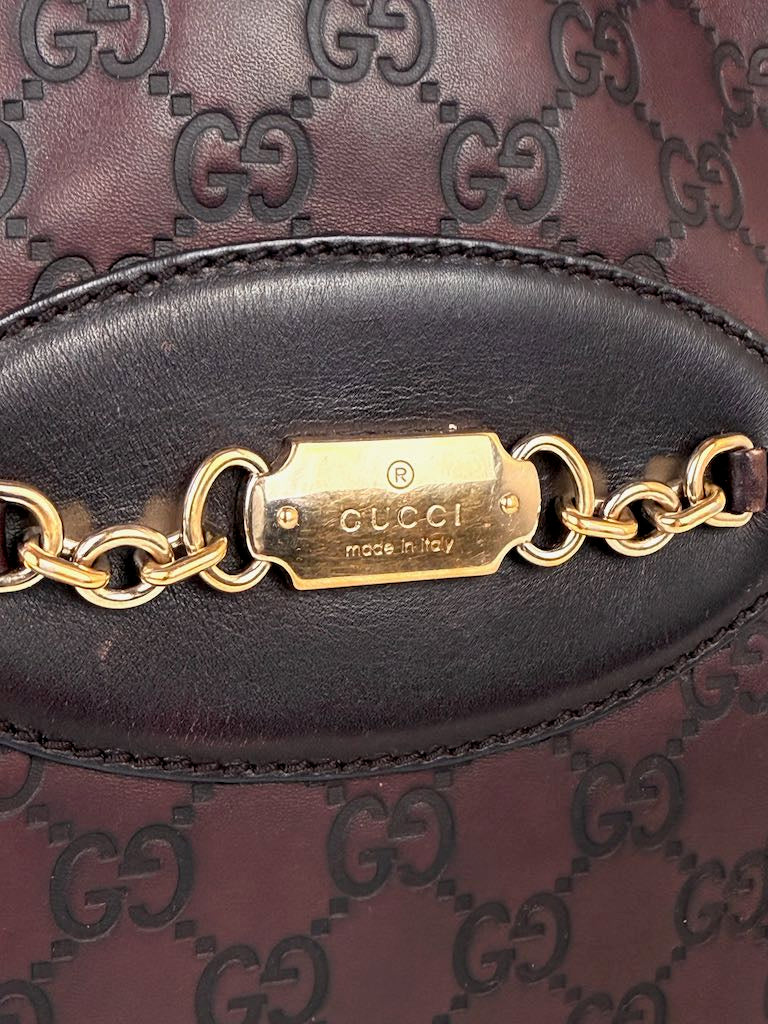 Gucci Guccissima brown leather Horsebit Jackie