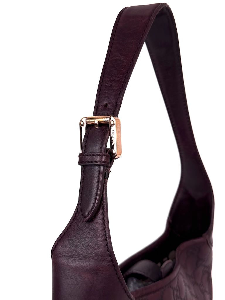 Gucci Guccissima brown leather Horsebit Jackie