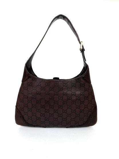 Gucci Guccissima brown leather Horsebit Jackie