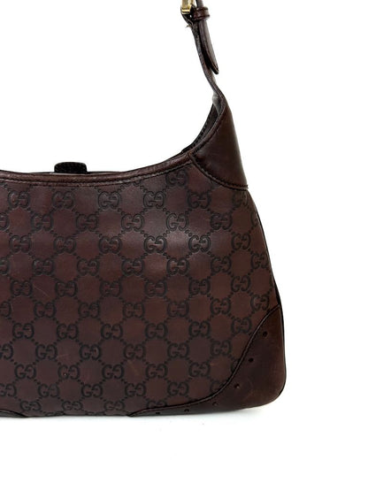 Gucci Guccissima brown leather Horsebit Jackie