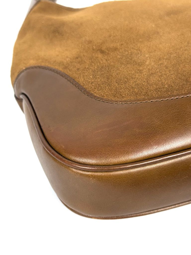 Gucci Jackie in brown suede