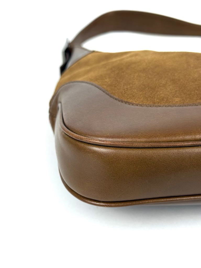 Gucci Jackie in brown suede