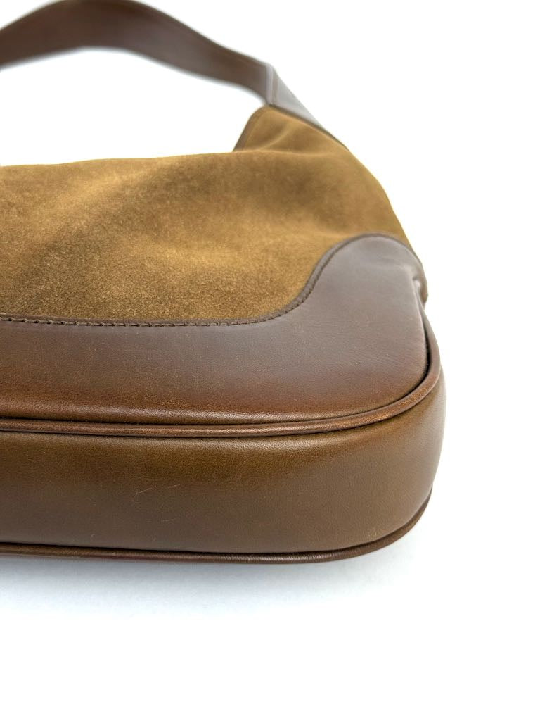 Gucci Jackie in brown suede