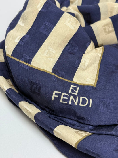 Fendi Navy Scarf