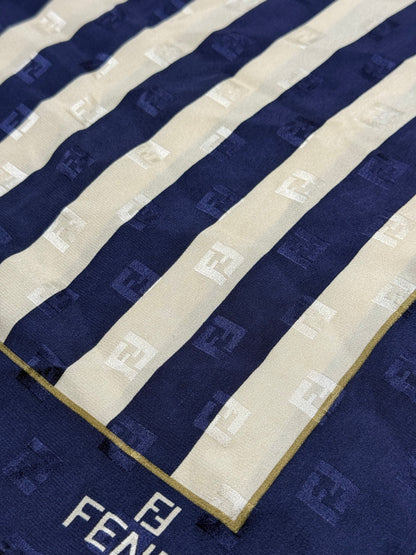 Fendi Navy Scarf