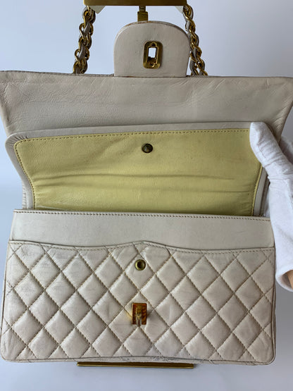 Chanel Matelasse Coco Mark Double Flap Shoulder Bag