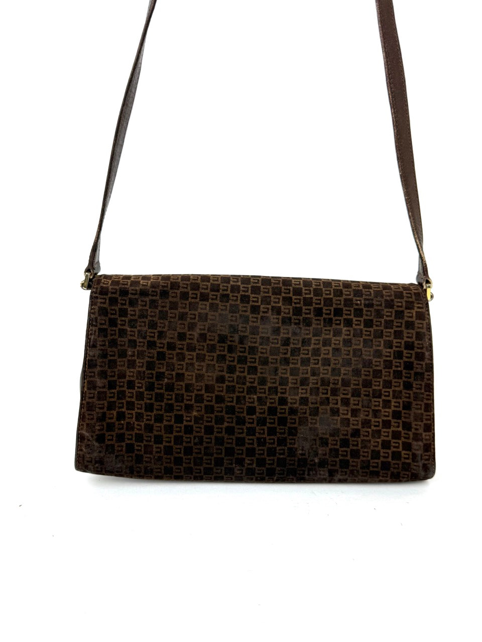Gucci GG Suede Bag with Horsebit Hardware