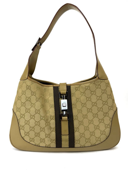 Gucci Jackie GG Beige Canvas