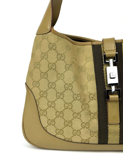 Gucci Jackie GG Beige Canvas
