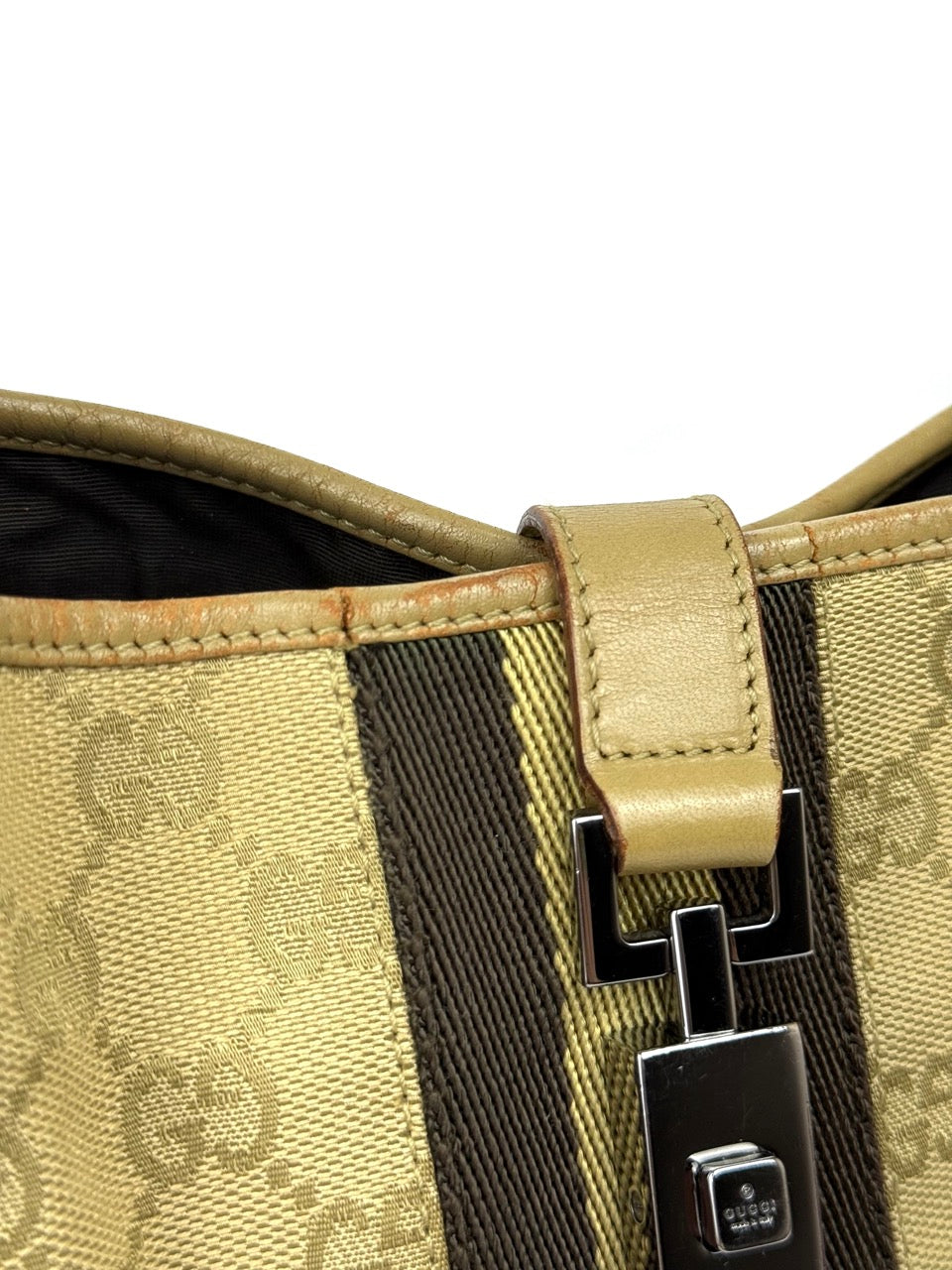 Gucci Jackie GG Beige Canvas