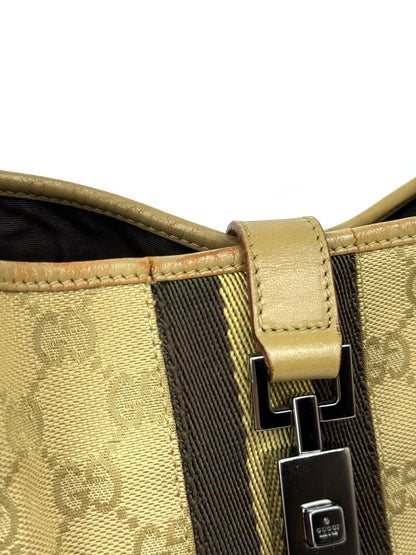 Gucci Jackie GG Beige Canvas
