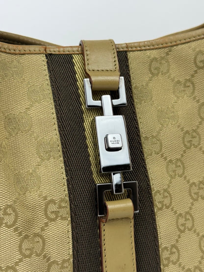 Gucci Jackie GG Beige Canvas