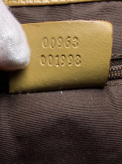 Gucci Jackie GG Beige Canvas