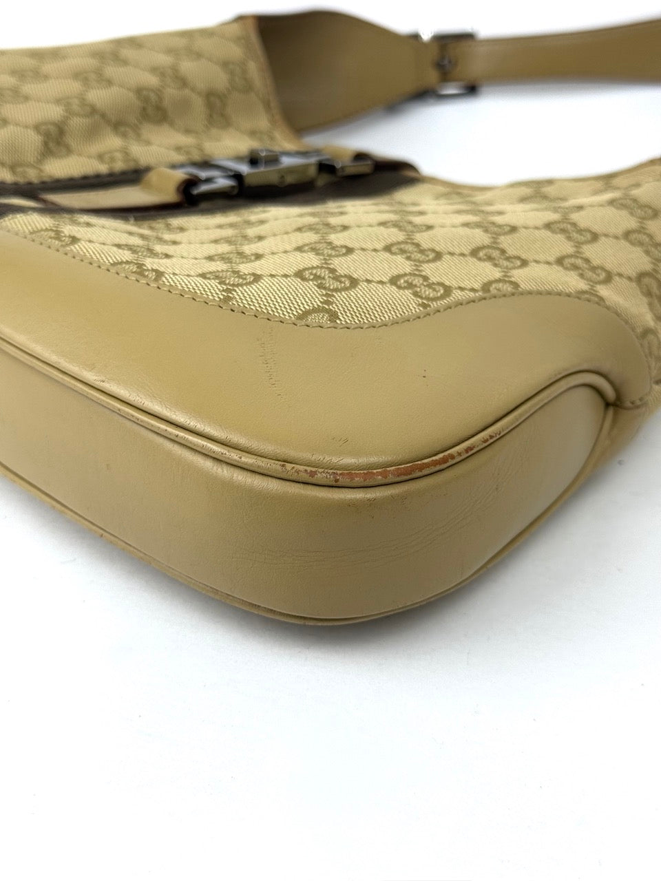 Gucci Jackie GG Beige Canvas