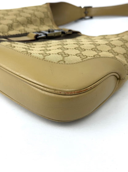Gucci Jackie GG Beige Canvas