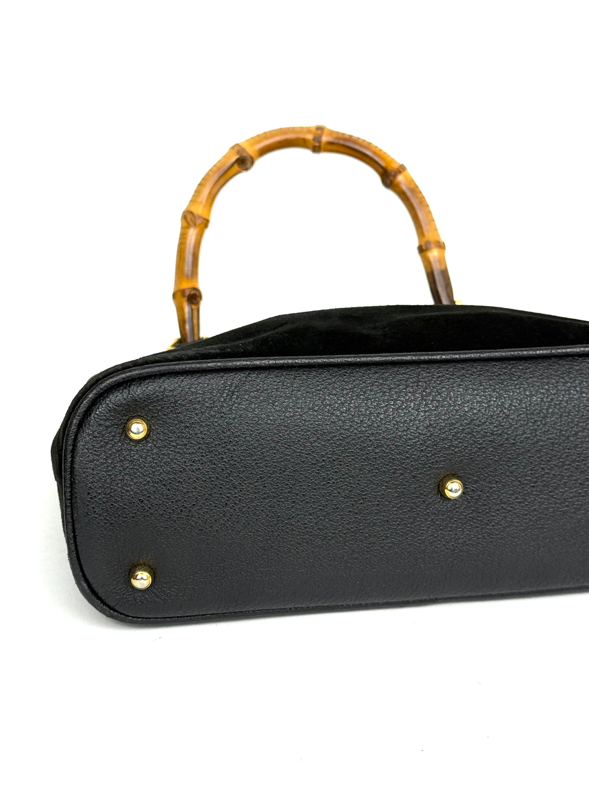Gucci Bamboo Shoulder Bag in suede