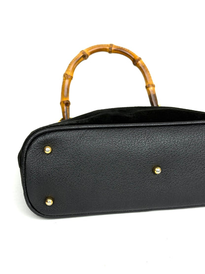 Gucci Bamboo Shoulder Bag in suede