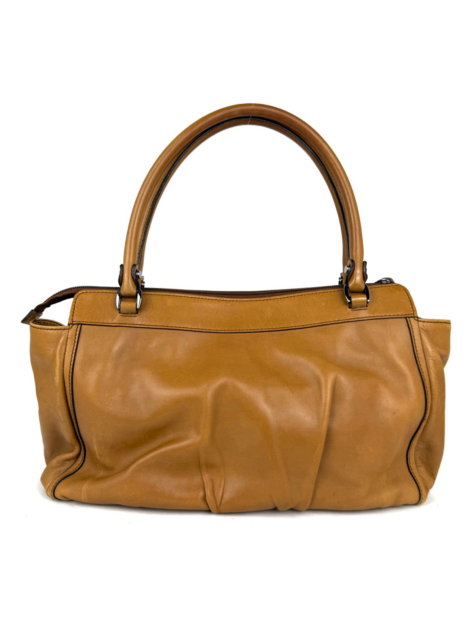 Gucci Abbey Line D-ring Leather Shoulder Bag