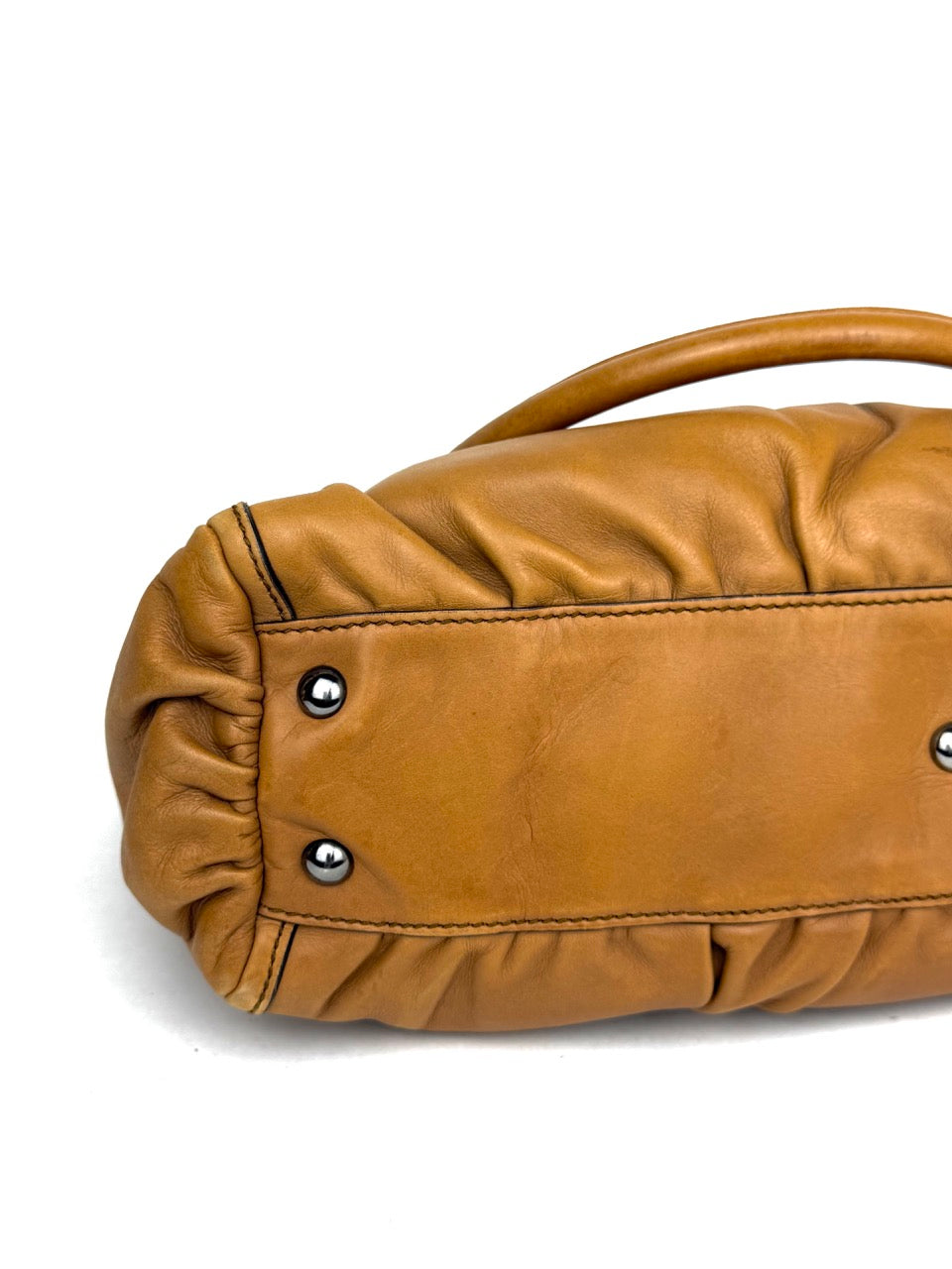 Gucci Abbey Line D-ring Leather Shoulder Bag