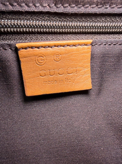 Gucci Abbey Line D-ring Leather Shoulder Bag