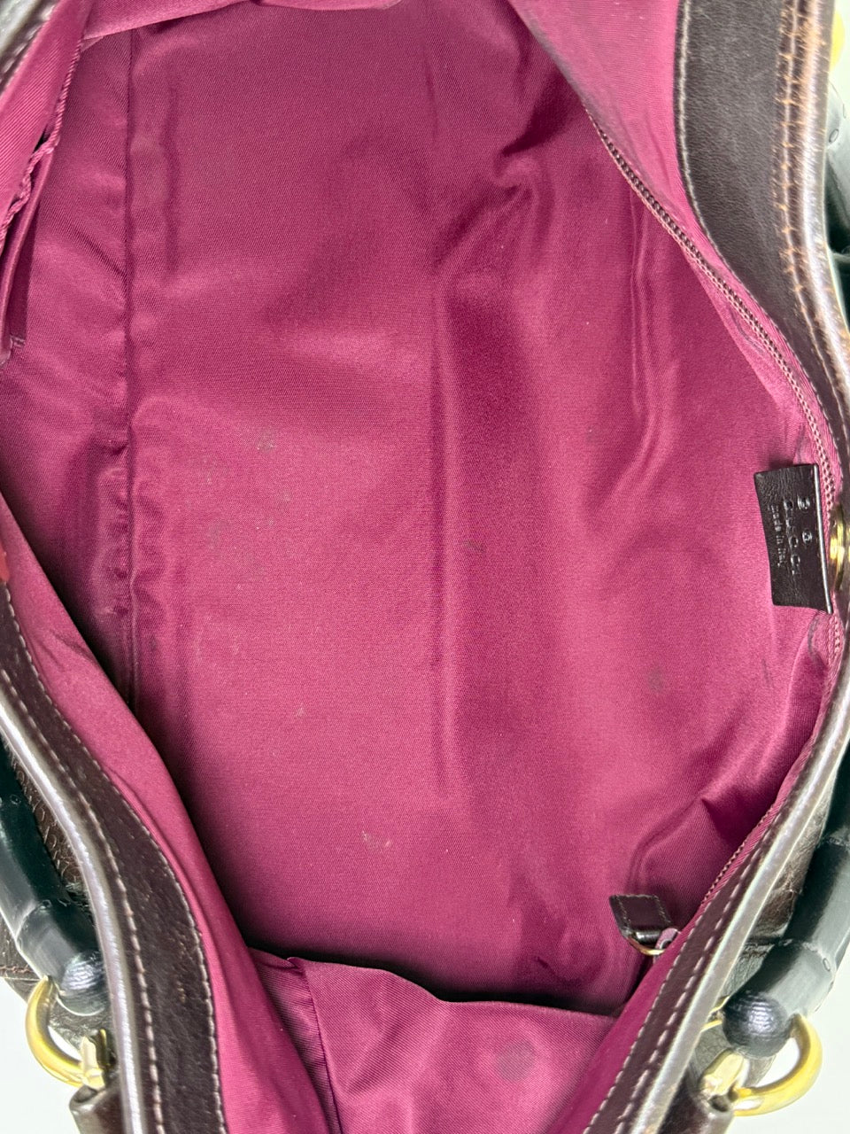 Gucci Guccissima Bamboo Tote Bag
