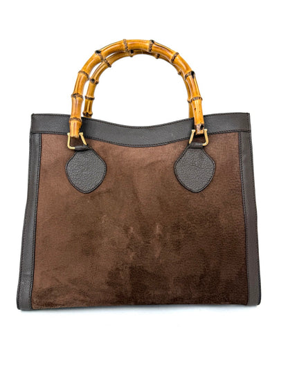 Gucci Diana in Chocolate Brown Suede