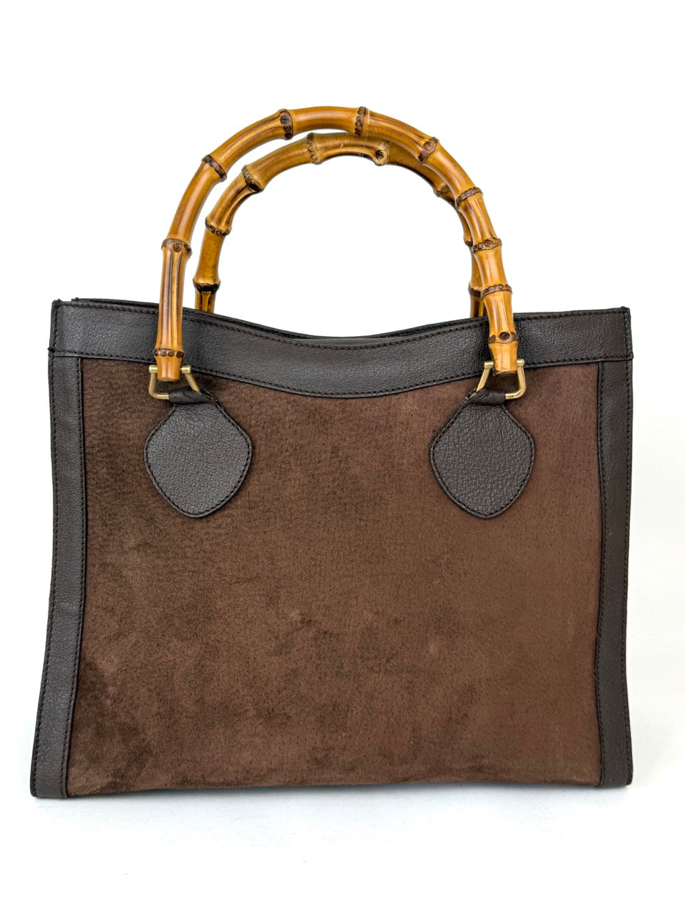 Gucci Diana in Chocolate Brown Suede