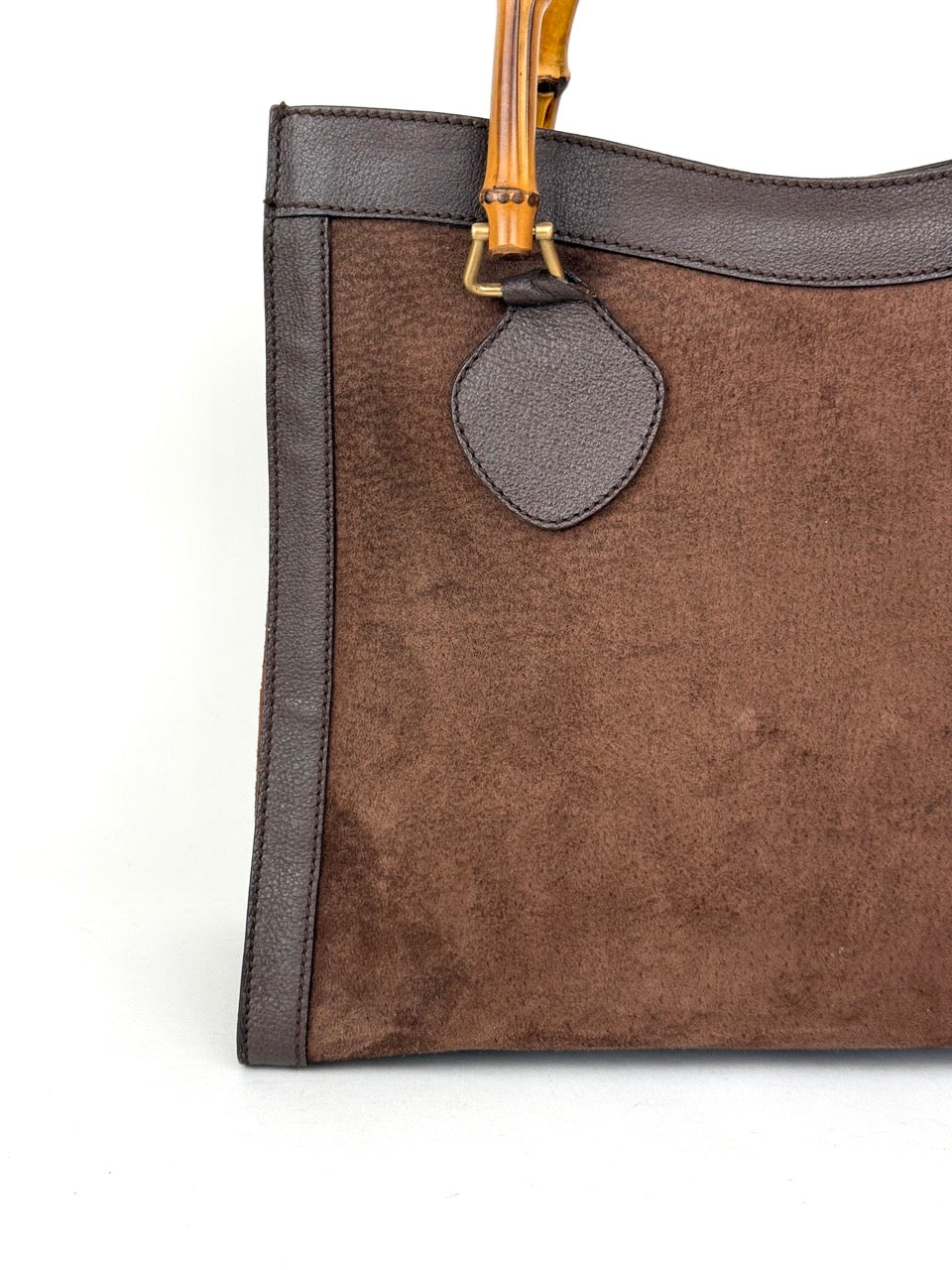 Gucci Diana in Chocolate Brown Suede
