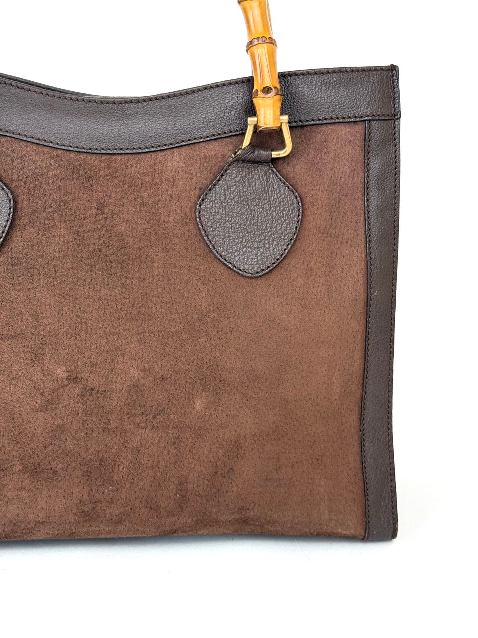 Gucci Diana in Chocolate Brown Suede