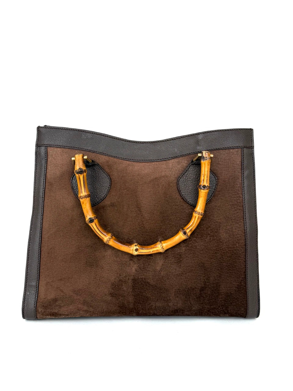 Gucci Diana in Chocolate Brown Suede