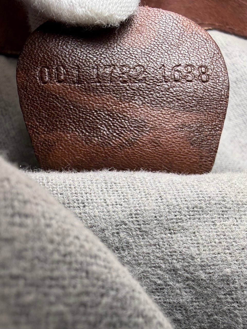 Vintage Gucci Leather Handbag with Bamboo Handle