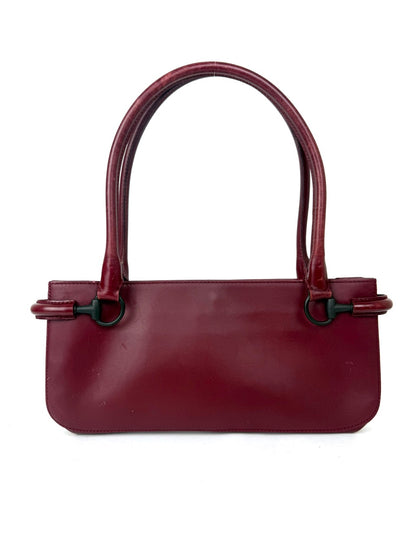 Gucci Shoulder Bag in Burgundy with Horsebit Hardware