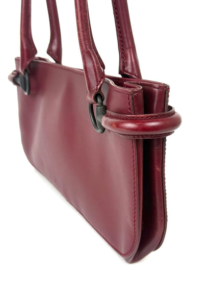 Gucci Shoulder Bag in Burgundy with Horsebit Hardware