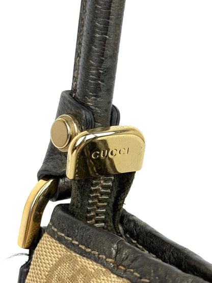Gucci GG Canvas Abbey Line D-ring Shoulder Bag