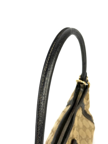 Gucci GG Canvas Abbey Line D-ring Shoulder Bag