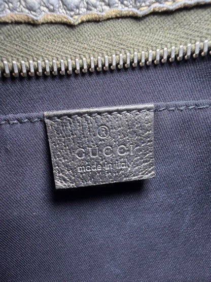Gucci GG Canvas Abbey Line D-ring Shoulder Bag