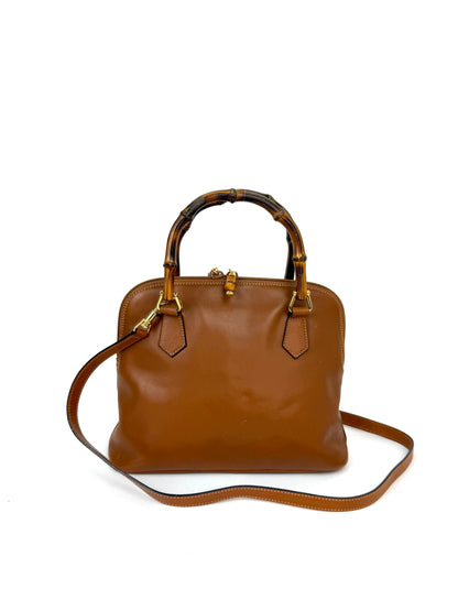 Gucci Bamboo Leather Handbag