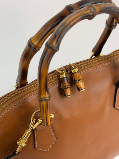 Gucci Bamboo Leather Handbag