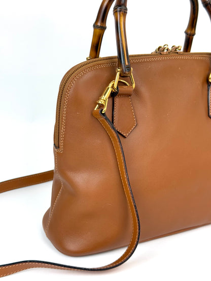 Gucci Bamboo Leather Handbag
