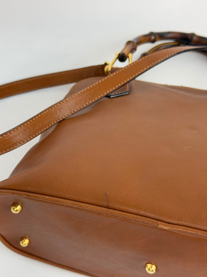 Gucci Bamboo Leather Handbag