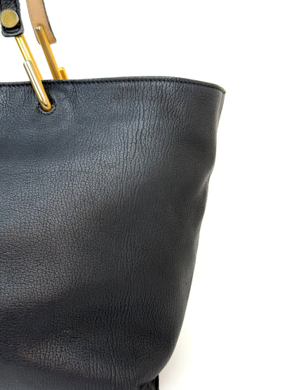 Chloé Black Kelly Leather Tote Bag