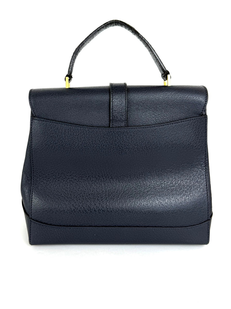 Celine Turnlock Handbag in Navy