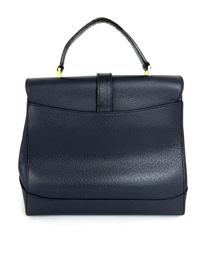 Celine Turnlock Handbag in Navy