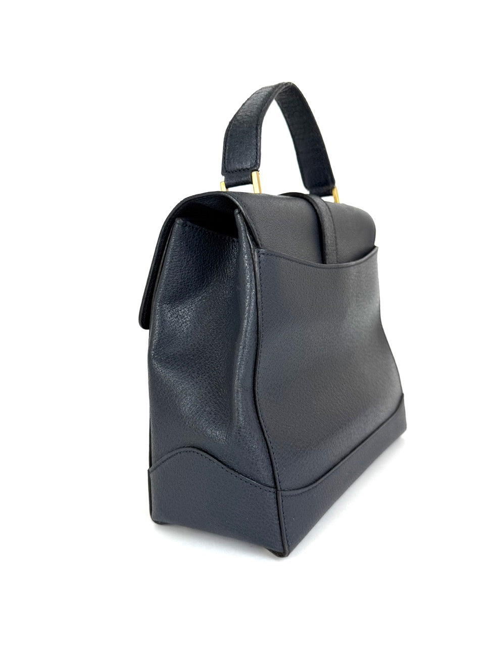 Celine Turnlock Handbag in Navy