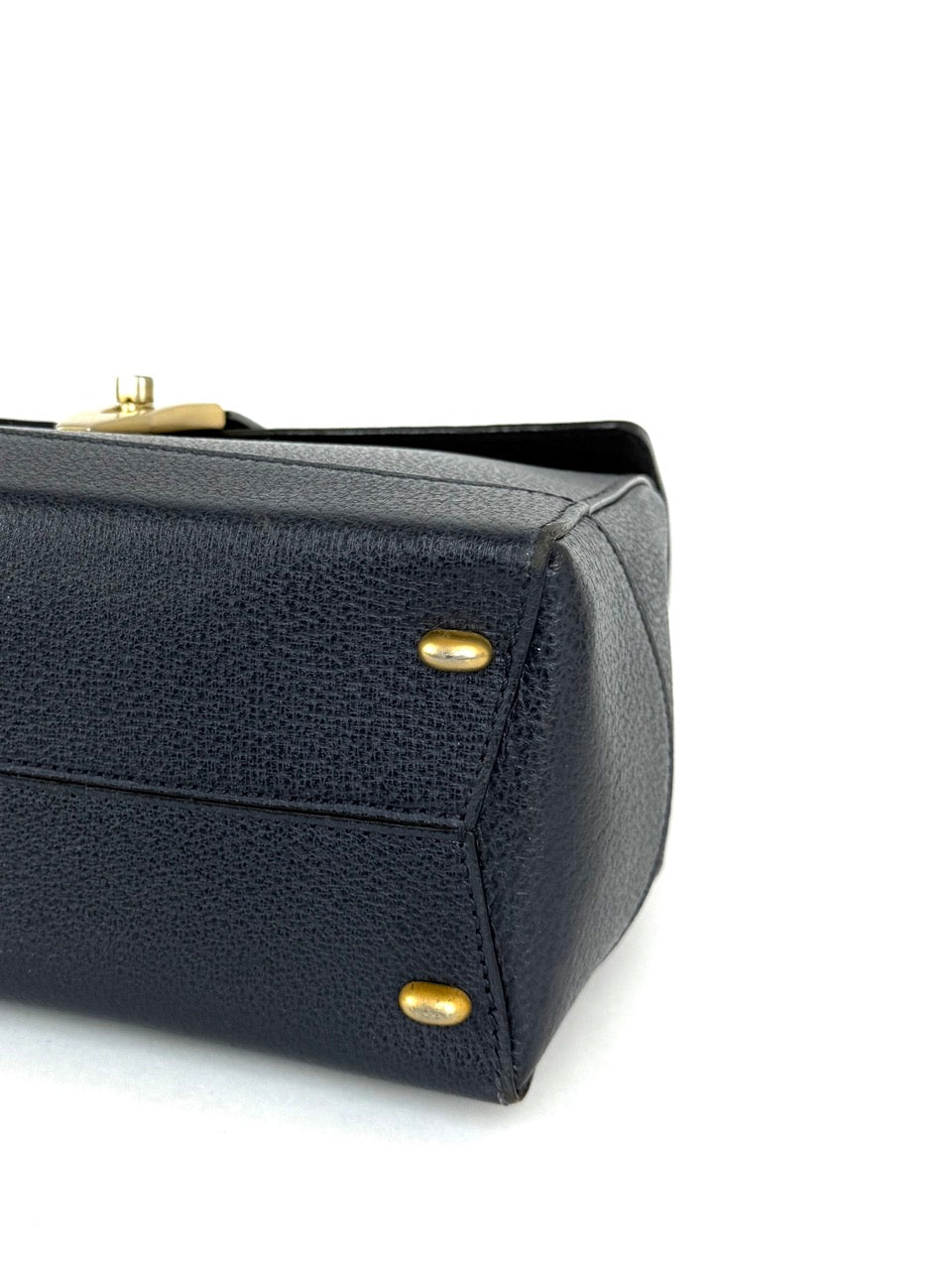Celine Turnlock Handbag in Navy