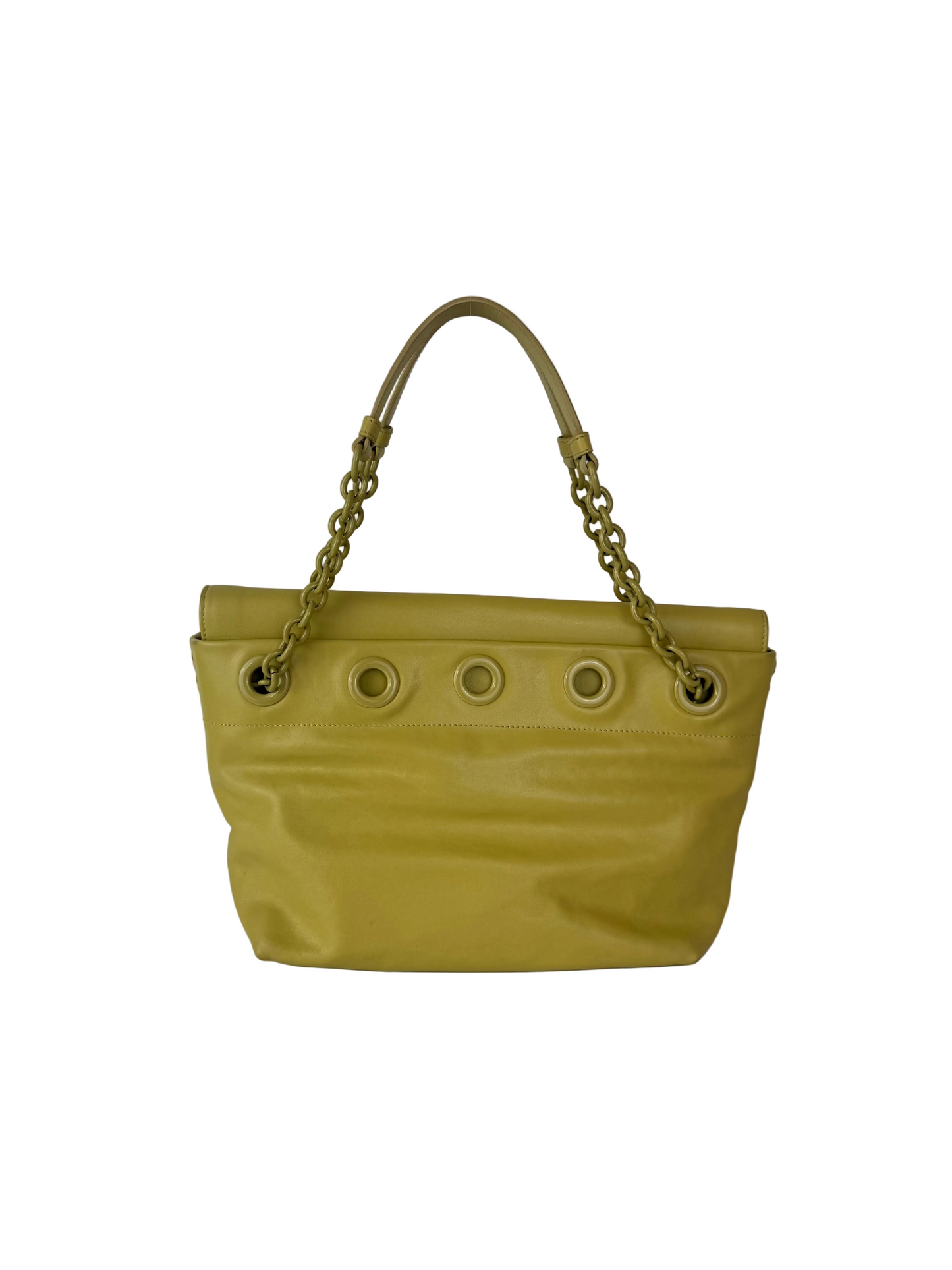 Bottega Veneta handbag in yellow leather