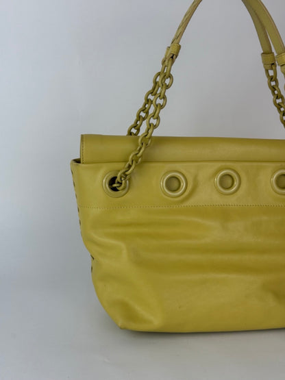 Bottega Veneta handbag in yellow leather